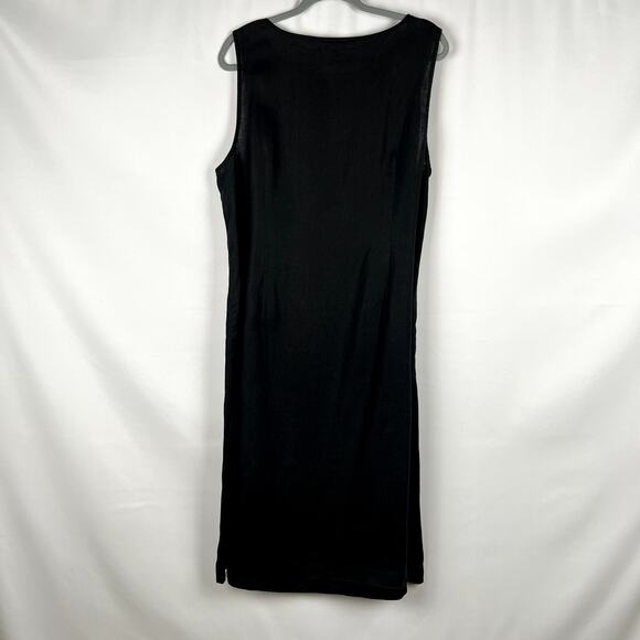 J. Jill 100% Linen Sleeveless Tie Knot Front Dress Breathable Minimalist XL - Picture 3 of 8